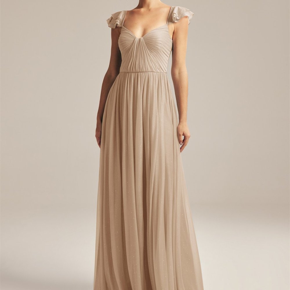 Champagne Bridesmaid Formal Dress Size 18
